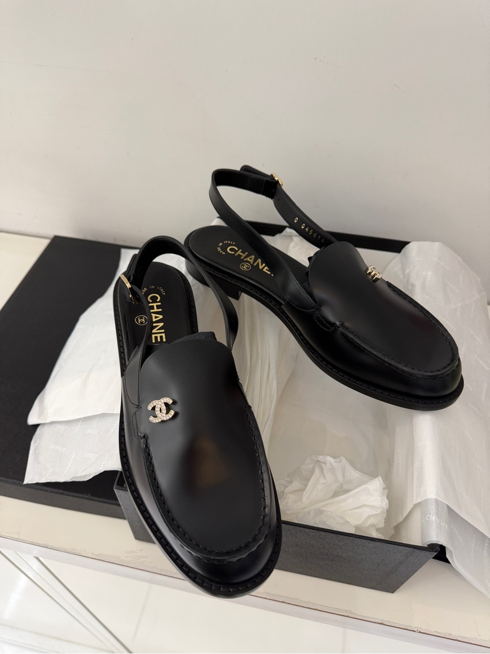 Chanel Slingback Loafers | NIB | Size 38.5C - Picture 3 of 16